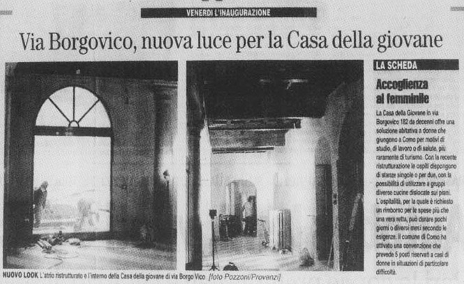 Quotidiano 'La Provincia' 2003